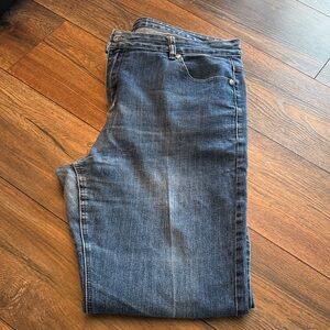 Avenue Denim Classic Blue Straight Leg Jeans Size 16T